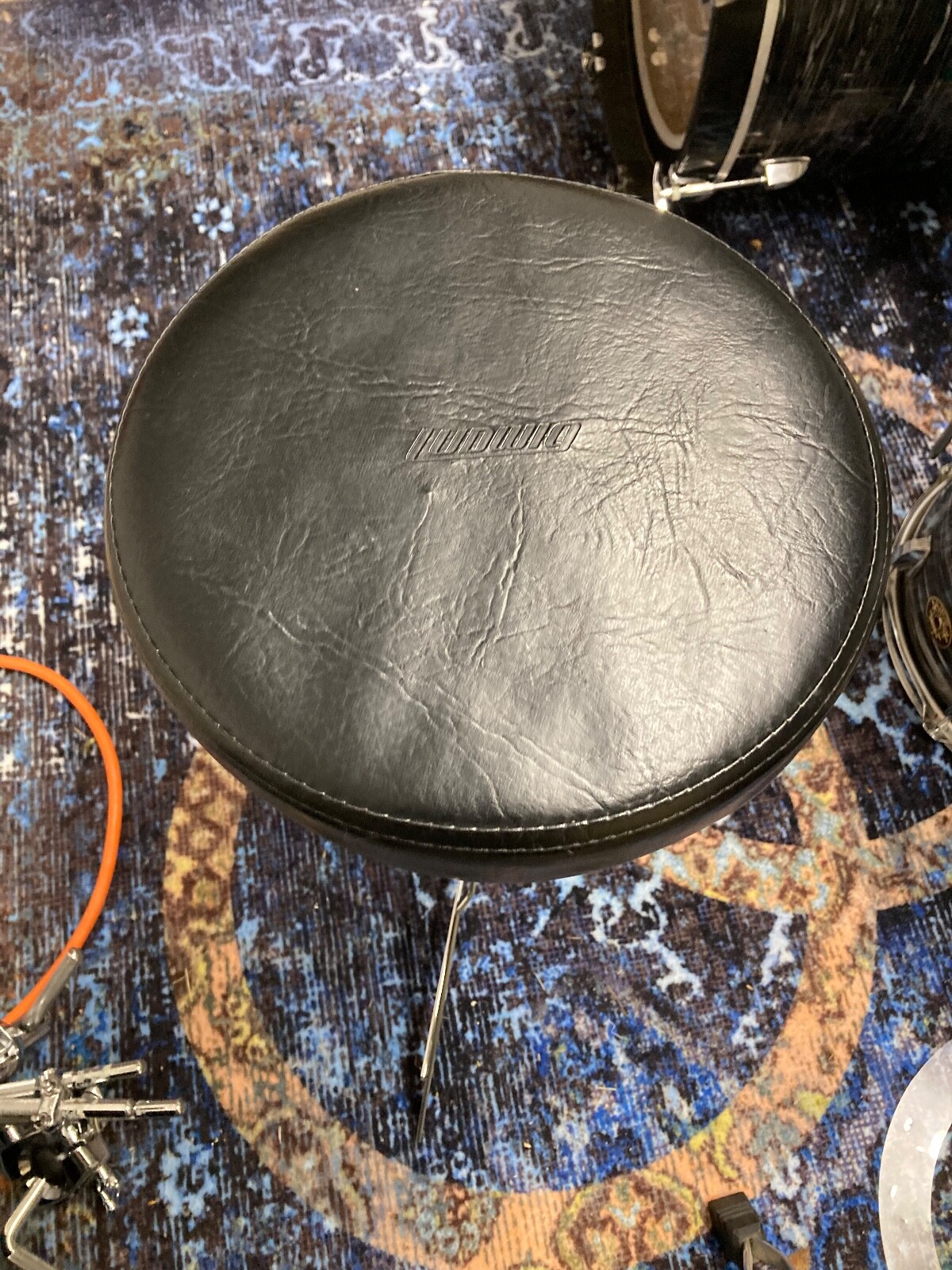 Ludwig red label drum throne eBay