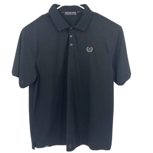 3x black polo shirt