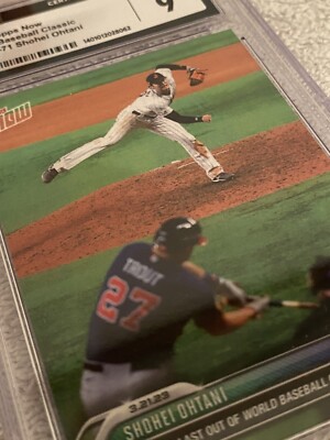 2023 Topps Now World Baseball Classic - Mike Trout, Shohei Ohtani