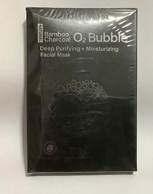 NEW IN PACKAGE/SEALED NATURAL BAMBOO CHARCOAL O2 BUBBLE PURIFYING MASKS