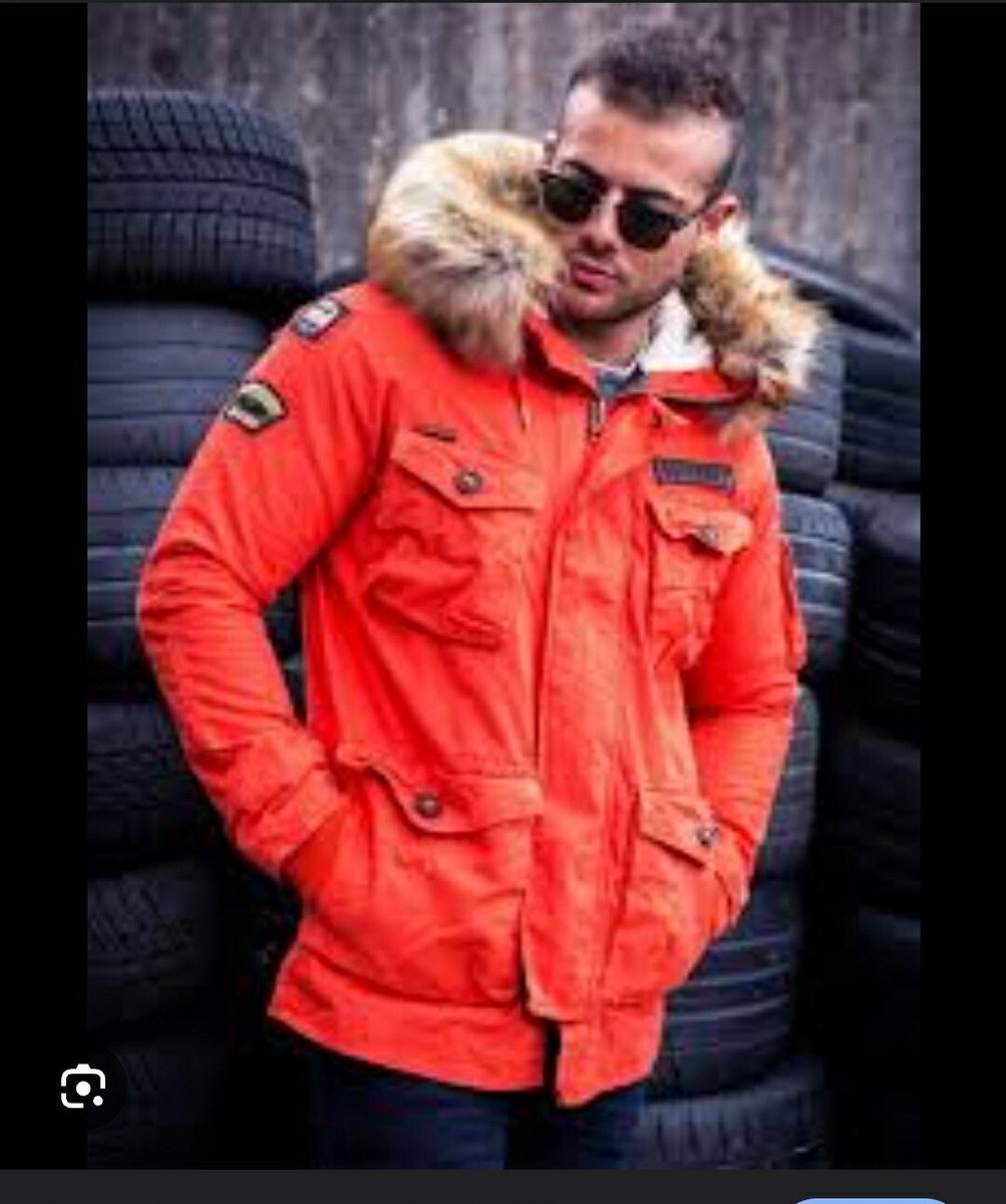 Superdry Sz S Rookie Edition Military Issue heavy parka jacket