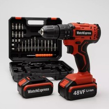 Trapano Avvitatore Professionale 2 Batteria 48V a Litio + Valigia Accessori 2025