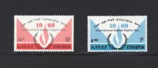 R8996   Ethiopia  1968   Human Rights   2v.   MNH