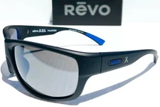 NEW REVO Caper BEAR GRYLLS Matte Black POLARIZED Gray Sunglass 1092 01 GY
