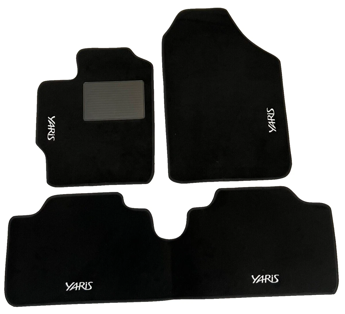 Tappetini Anteriori In Velluto Su Misura Per Toyota Yaris II (2005-2011) – Set Da 2 Pezzi Con Rinforzo Saldato E Antiscivolo - 3
