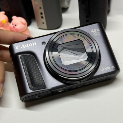 Canon PowerShot SX720 HS 20.3MP 40x Zoom Wi-Fi Compact Digital Camera Black