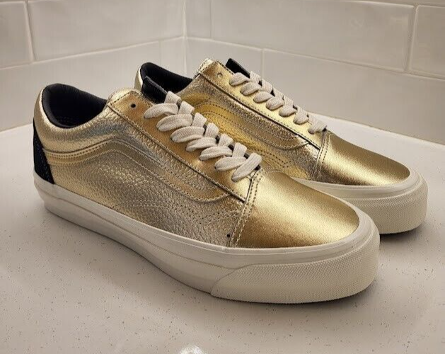 Vans OTW Old Skool 36 LX Precious Metals Gold Mens Size 9