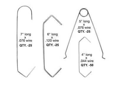 Accu-Tech Hooks for Professional Racking of Parts for Powder Coating/Wet Paint