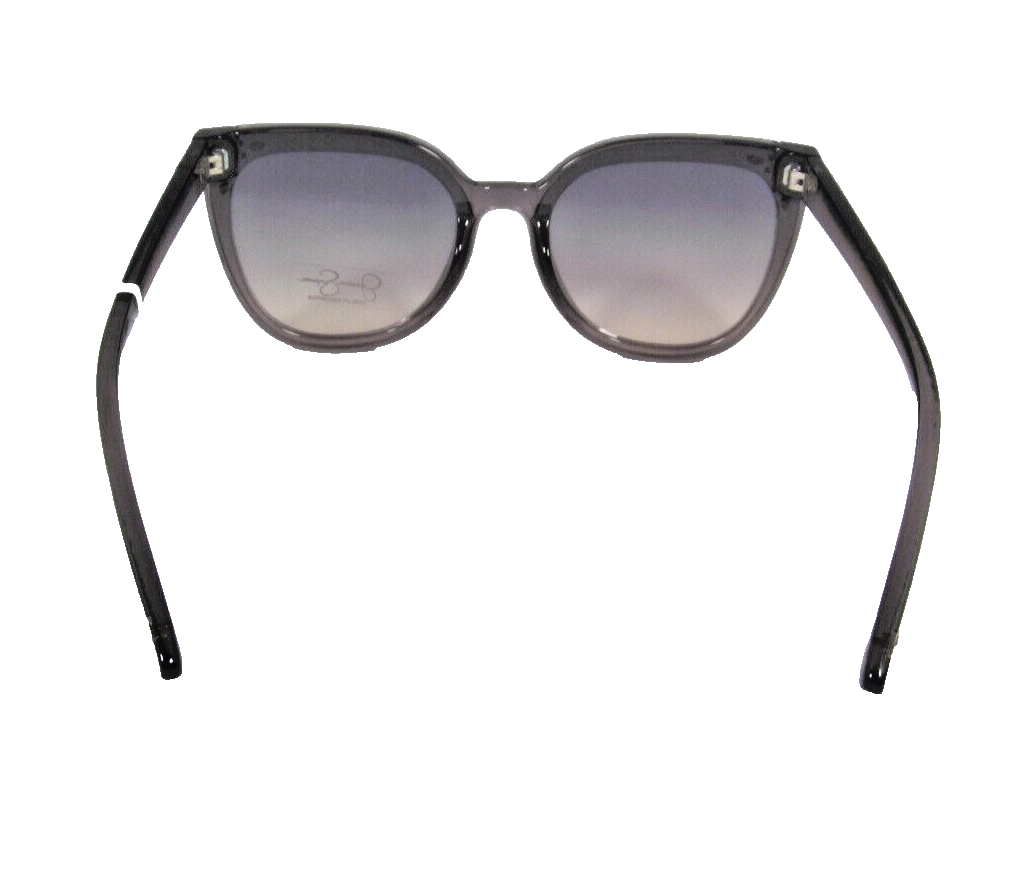 Jessica Simpson j6085 smoky Gray pearl crystal studded square cat eye sunglasses Jessica Simpson Cat Eye Translucent Gray Sunglasses Bling  main image 3