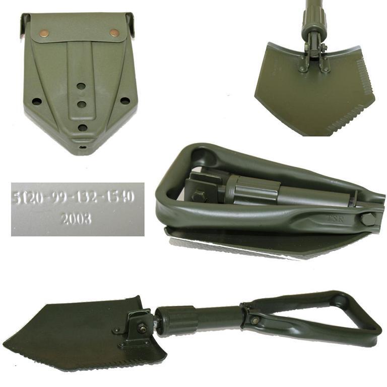 Klappspaten, Feldspaten Der Bundeswehr, Original Nach Tl +