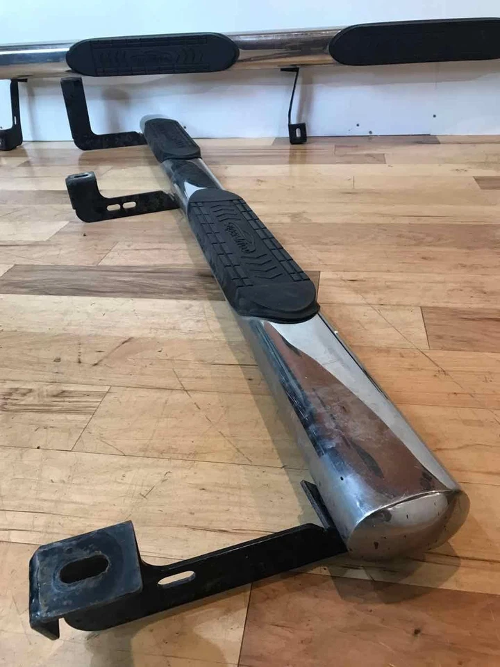 Fits 07 - 2013 GMC SIERRA 1500 EXTENDED CAB Running Board Set of LH RH FREE SHIP - Image 2 of 4