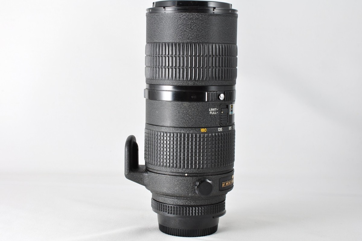 Zoom Micro Nikkor　ED 70～180mm Nikon Nikkor AF Micro 70-180 mm f/4.5-5.6D ED - LensTip.com