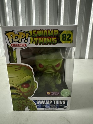 Funko POP! Heroes DC Comics Swamp Thing Scented and PX sticker, with protector