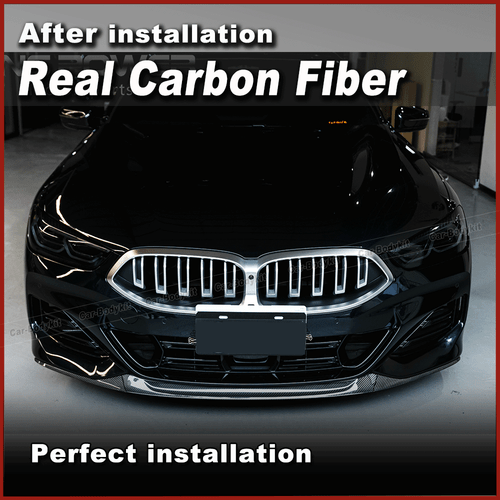 Spoiler labbro anteriore in carbonio spoiler spada adatto per BMW G14 G15 G16 2019-24 - Foto 2 di 12