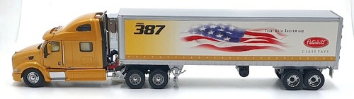 Franklin Mint 1/32 Scale Diecast B11ZH13 Peterbilt Model 387 Tractor W/ Trailer - Picture 2 of 7