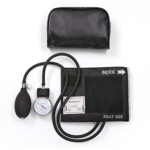 Aneroid Sphygmomanometer Stethoscope Manual Blood Pressure Monitor BP Cuff Gauge - 第 23/49 張圖片