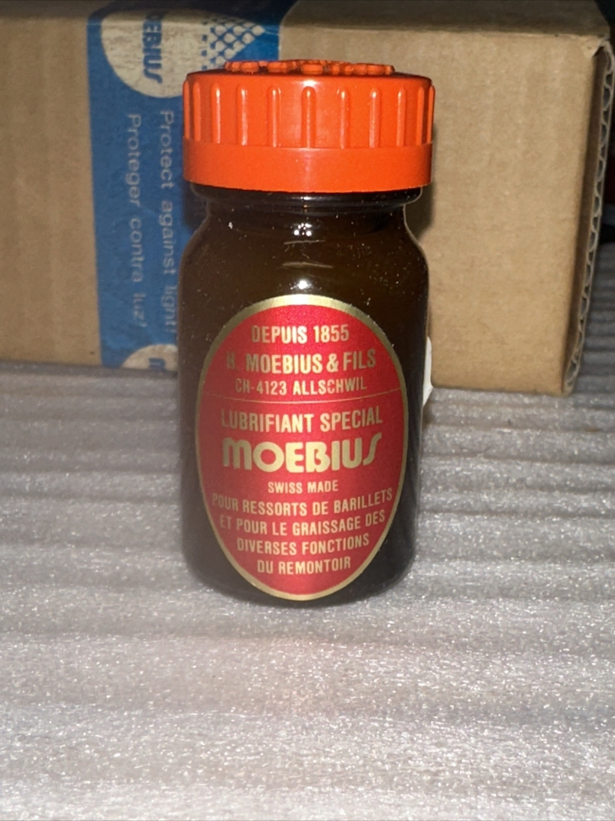 Genuine Swiss Moebius Watch Mainspring Grease Watch Repair Tool eBay