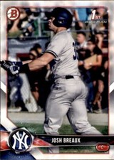 2018 BOWMAN DRAFT 1ST BASE PAPER PROSPECT BD57 JOSH BREAUX YANKEES
