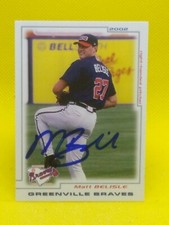 Matt Belisle 2002 Grandstand #27 Atlanta Braves (PERSONAL AUTOGRAPH)