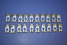 20 Marine Battery Top Post Terminals W Stud Wing Nut 10 Positive 10 Negative