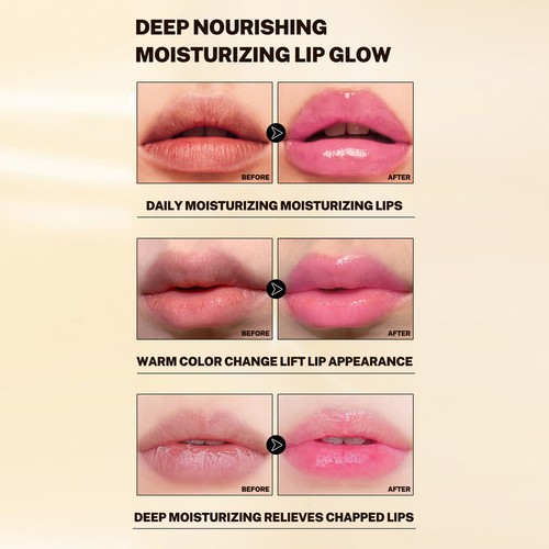 Transferproof Color Changing Lipstick,Color Change Lipstick Gold Foil for Women - Foto 6 di 12