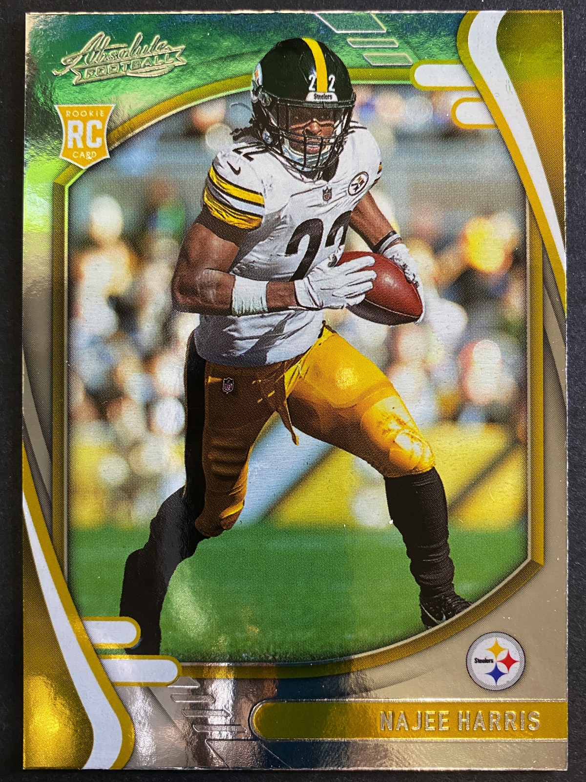 Najee Harris 2021 Panini Absolute Football Rookie Card Pittsburgh Steelers #111