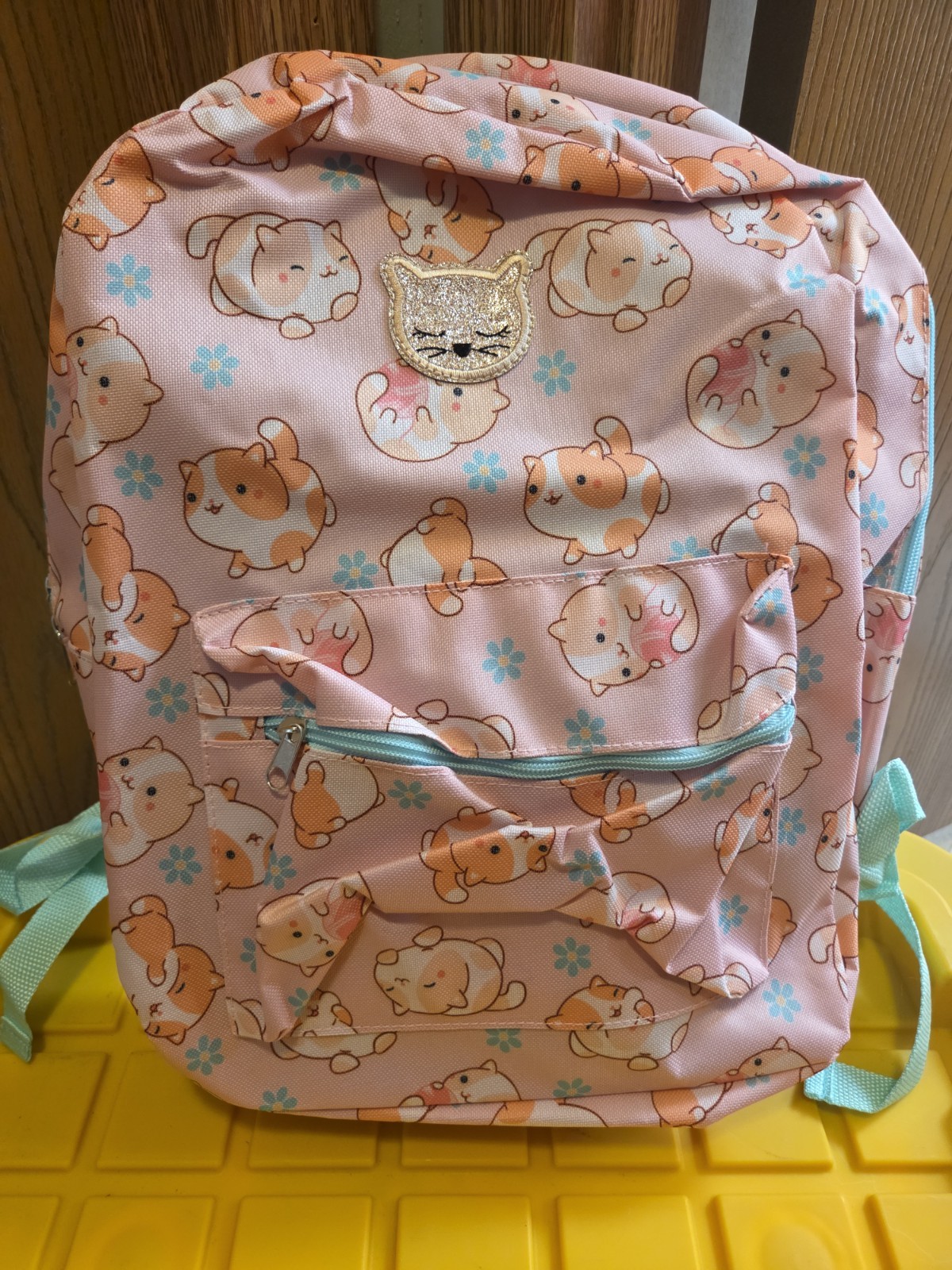 Cute Pink Kitty Backpack for Girls and Women