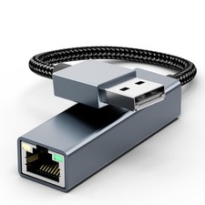 USB to Ethernet Adapter, USB 3.0 to 10/100/1000 Gigabit Ethernet LAN Network ...