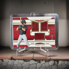 2024 Panini National Treasures -Game Gear Swatches Trio Tommy Troy /99 (MEM, RC)