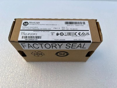 Allen Bradley 1762-IF2OF2 MicroLogix1200 Analog I/O Combo Modul Neu Versiegelt