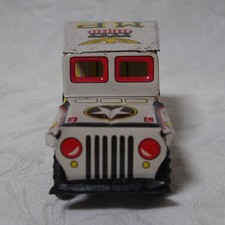 MADE IN JAPAN, , tin toyFlywheel type "U.S.A. MP Jeep automobile" (4)