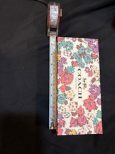 Coach Floral Gift Box   Authentic Designer   Luxury Packaging 7.25 x 3 x 2.5