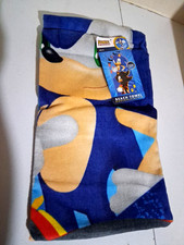 NEW Sonic The Hedgehog Large 28" x 58" 100 Cotton Beach Pool Towel