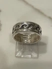 Vintage Navajo Sterling Silver Water Wave Band Ring Size 6.5