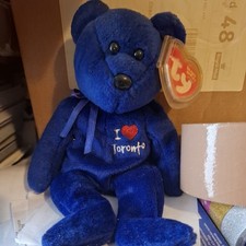 Ty Beanie Baby I ❤️ Love Toronto The Bear Excellent Condition With Tags 