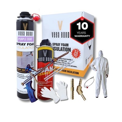 Single Component, Self Expanding, Purplecoat Closed Cell Insulation Spray Foa...