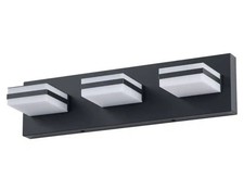 LED Modern Bathroom Vanity Light 3-Light, 24-Inch, Dimmable , Matte Black