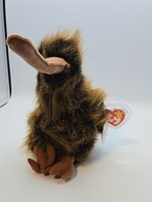 Vintage TY Beanie Buddy Beak The Kiwi Bird Plush 9" Brown 1990's Stuffed Animal