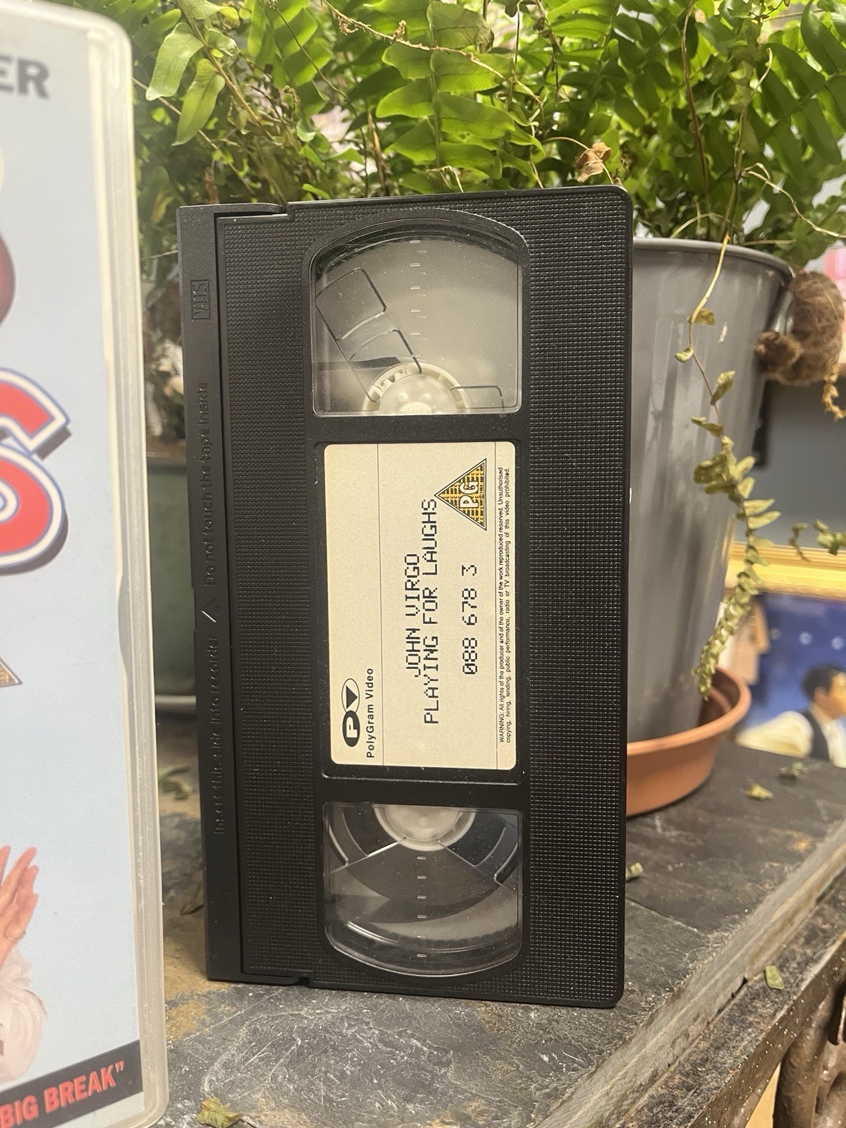 John Virgo Playing For Laughs, Amazing Trickshots Snooker  VHS Pal Video Tape. image 3