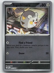 Togedemaru 073/094 Phantasmal Flames Common Reverse Holo