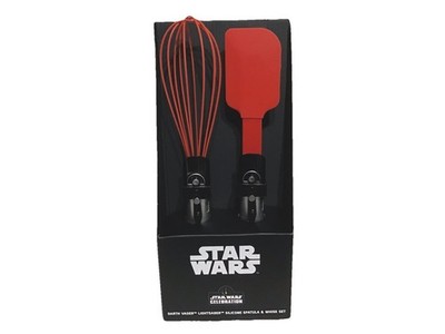 Star Wars Darth Vader Lightsaber Spatula and Whisk Kitchen Set Disney NEW NIB