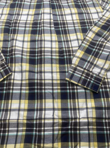 Vintage Stussy Embroidered Crown Plaid Long Sleeve Shirt Size M - Picture 7 of 7