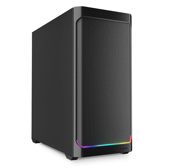 Sharkoon PC Gehuse AK4 RGB Strip Черный ATX schwarz 14290₽