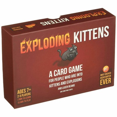 Exploding Kittens Original - Awesome Games Party Board Game New!