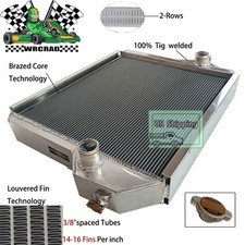 Aluminum Tractor #re46314 Radiator For John Deere 4560 4660 4755 4760 4955 4960