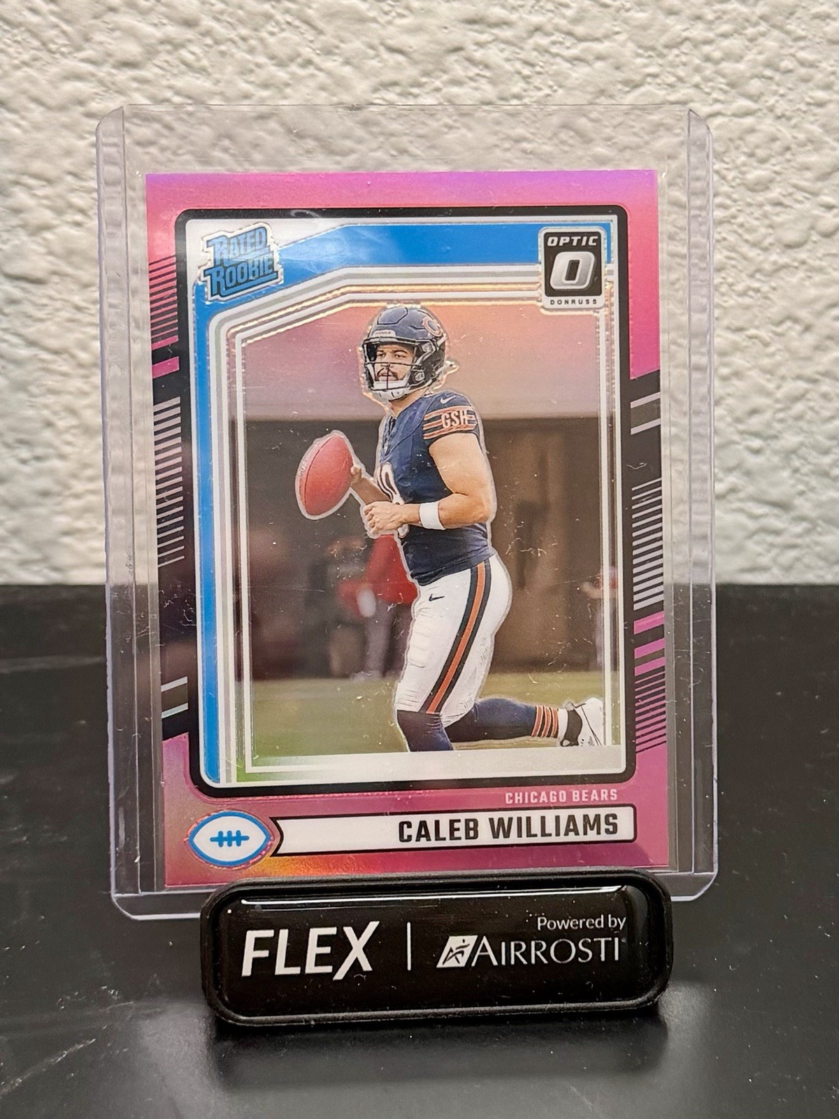 2024 Panini Donruss Optic - Rated Rookie Caleb Williams #201 Pink Prizm