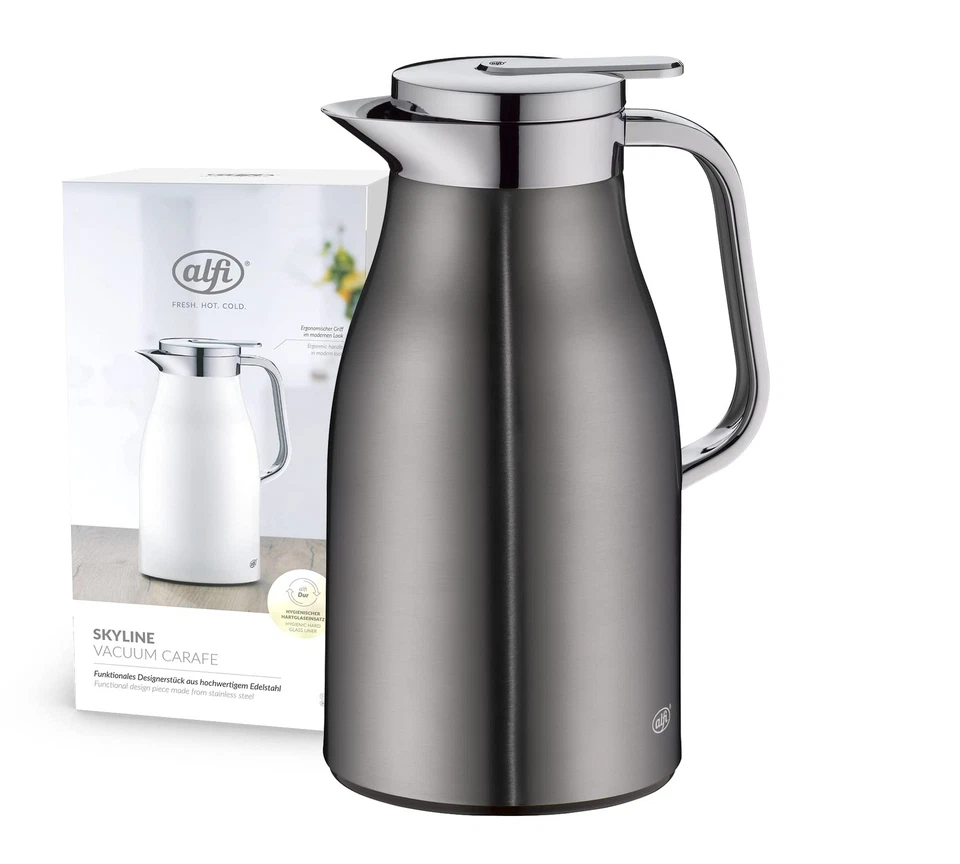 ALFI Carafe Isotherme Théière Skyline 1 0 L Acier Inoxydable BPA-