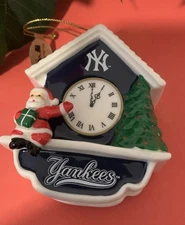 Danbury Mint CUCKOO CLOCK Iconic NY YANKEES Christmas Ornament, 2014