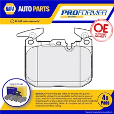 Brake Pads Set fits BMW 328 2.0 Front 11 to 18 Proformer 34106799805 New