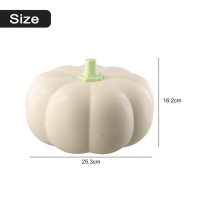 Für Halloween Motto Kürbis Snack Schale mit 3 Fächern für Leckereien